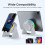 Wireless Induction Speaker,Cell Phone Stand with Bluetooth Speaker A 6