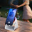 Wireless Induction Speaker,Cell Phone Stand with Bluetooth Speaker A 5