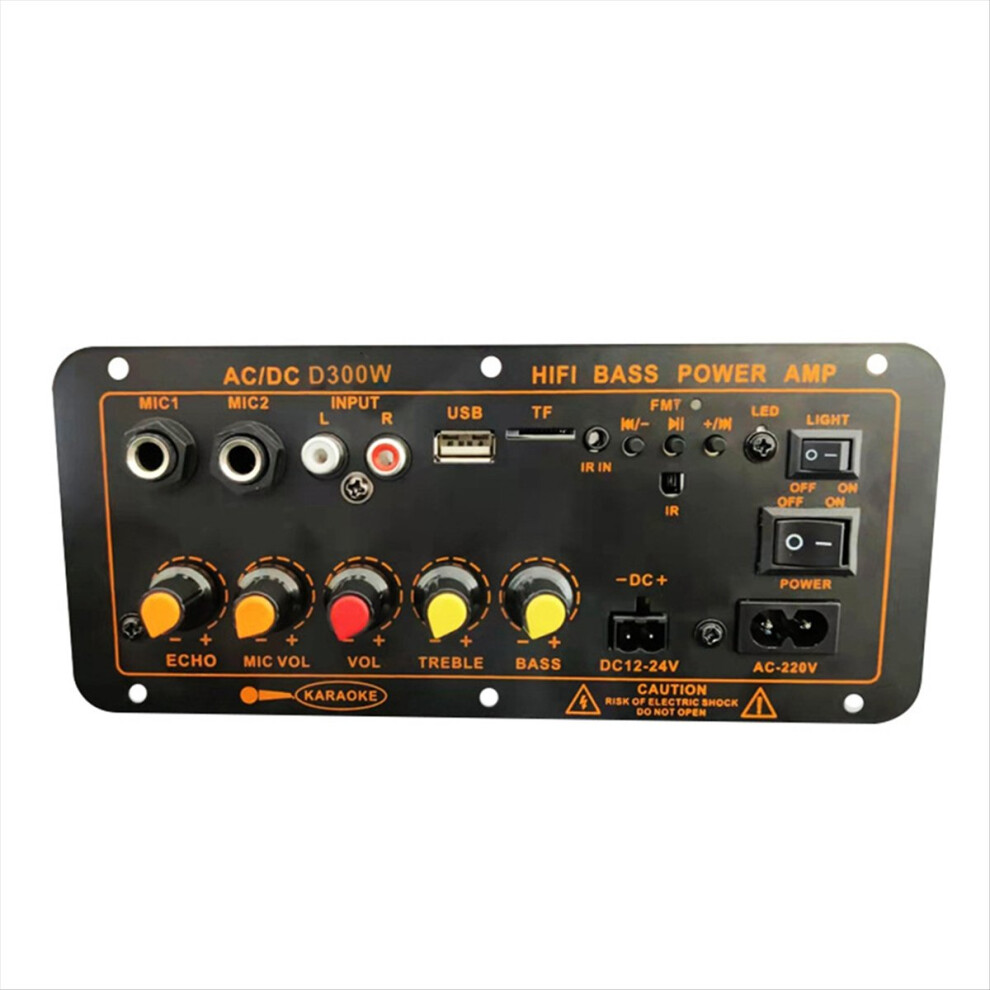 300W Amplifier Board Car Bluetooth 5.0 MP3 Amplifier Board EU Plug-image-OPC-PHKH2D7-NEW