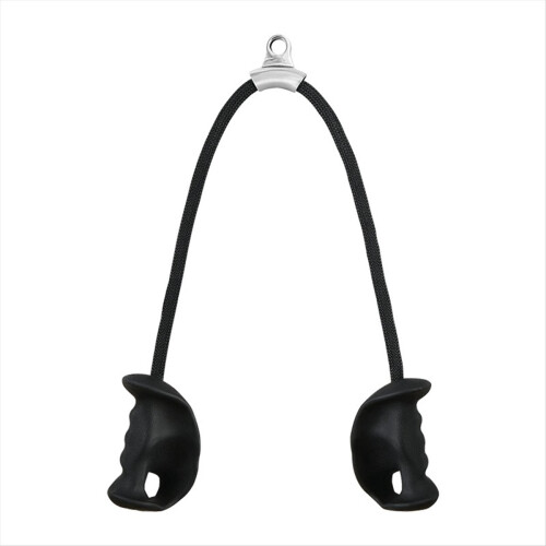Fitness Grip Double Head Rope Pull Down Handle Triceps Biceps Back