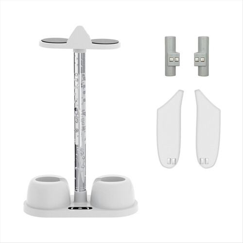 For 3 Charger Dock RGB Lights Storage Stand