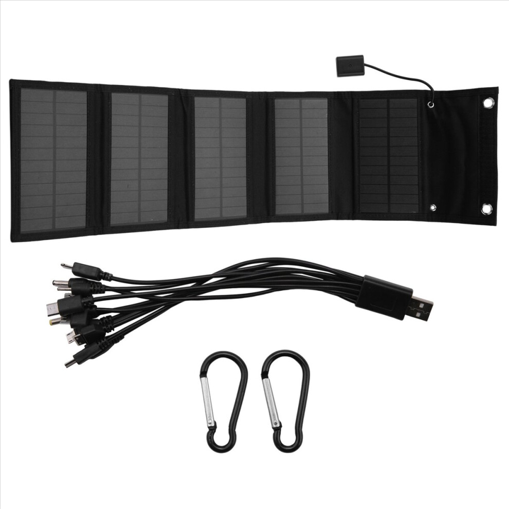 12W Foldable Usb Solar Panel Cell Charger For Mobile Phone Hiking 4854155068370