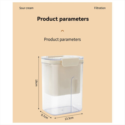 Zelfgemaakte droge yoghurtfilter Multifunctionele wei-scheider 2