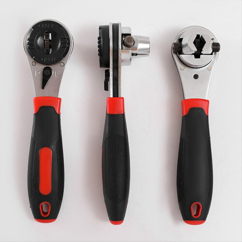 Adjustable Ratchet Wrench for 6-22mm Screw Adjustable Socket Wrench 2