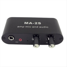 MA-2S Mikrofónový hudobný zmiešaný predzosilňovač DC5-12V 5,5x2,1MM (EU)