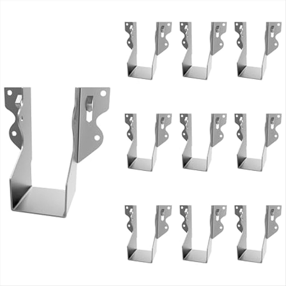 10Pcs Strong Tie Brackets Lu24 2X4 Joist Hanger For Wood Hurricane 4852331028811