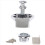 10 Pcs Push Button Keyless Lock Latch Cupboard Caravan Lock 4