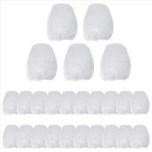 25 pezzi da 5 galloni di sacchetti elastici per filtro vernice, bianchi, a maglia fine
