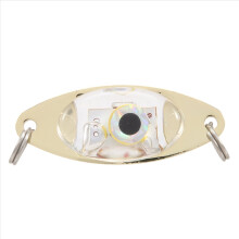 10 señuelos de pesca LED, cucharas de pesca, luz intermitente subacuática