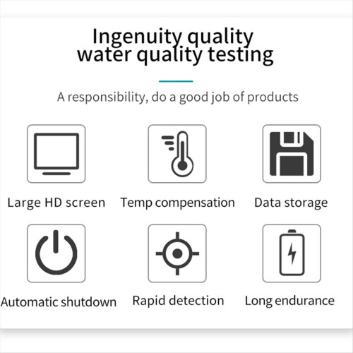 Φορητός μετρητής pH AE8601 Ανιχνευτής pH Tester που χρησιμοποιείται στην ποιότητα νερού 2
