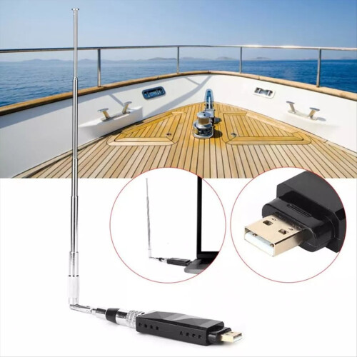 Receptor AIS de canal duplo com saída USB e antena 1
