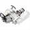 2 Stroke 49cc Pull Start Engine 25H Sprocket Motor Silver 6