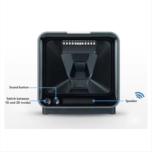 Plataforma de digitalização de código 1D/2D, scanner de código de barras de mesa, prevenção 1