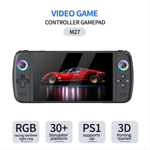 M27 Retro Handheld Video Game Console 7.0Inch Screen 64G 20000 Games 2