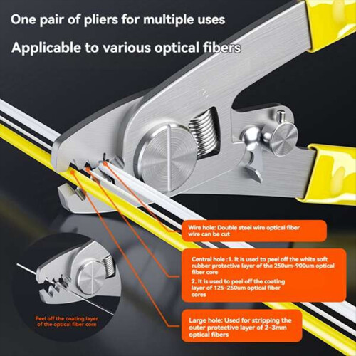 T-09 Fully Automatic Fiber Optic Cleaver Leather Wire Pliers 1