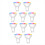 10PCS Tuya WiFi GU10 Smart LED Light Bulb Dimmable 6W 220V 1