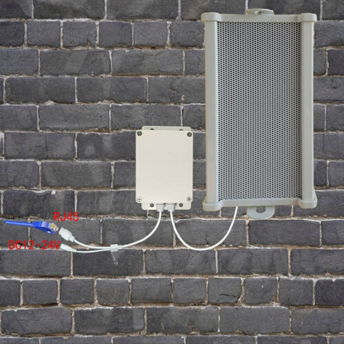 SIP 40W DC12-24V Δικτυακό Ηχείο Επιτοίχιο Εμπορικό Σύστημα PA 1
