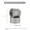 53MM Adjustable Coffee Powder Distributor Needle Gray 2