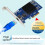 10Gb PCI-E Network Card PCI-E X4 Single-Port Gigabit Server 5