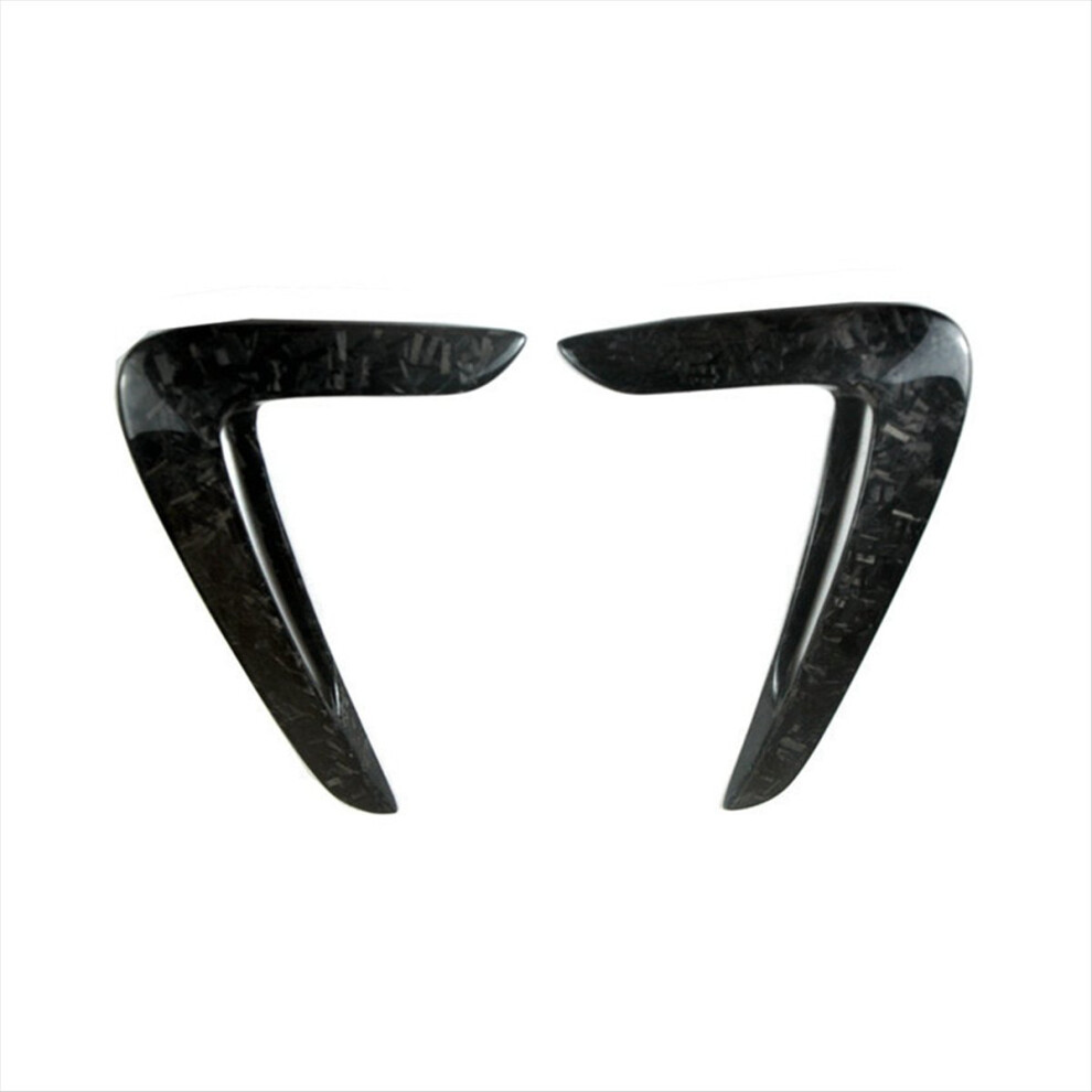 1Pair Real Carbon Fiber Side Trim For 4-Series F32 F33 F36 Light 4852935640273