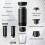 Electric Portable Espresso Coffee Machine Camping Coffee Maker White 2