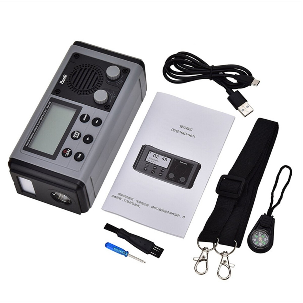 Hrd907 Crank Radio 10000Mah Emergency Radio A 4852935640372