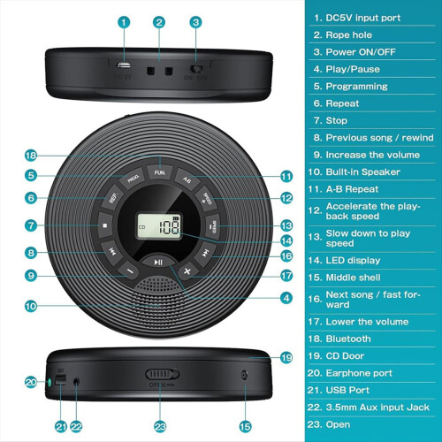 Bluetooth-CD-Player 2