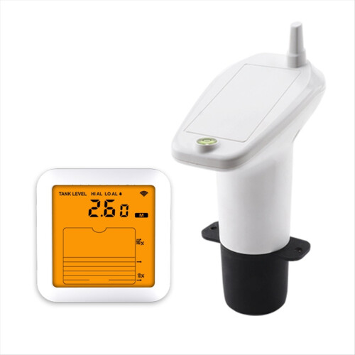Ultraschall-Wassertank-Flüssigkeitstiefenmesser, Zeitanzeige