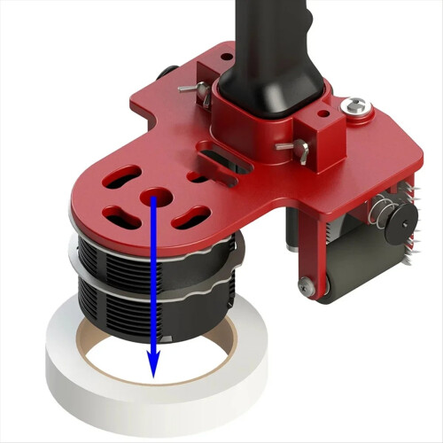 Afplakbanddispenser voor verfstickers 1