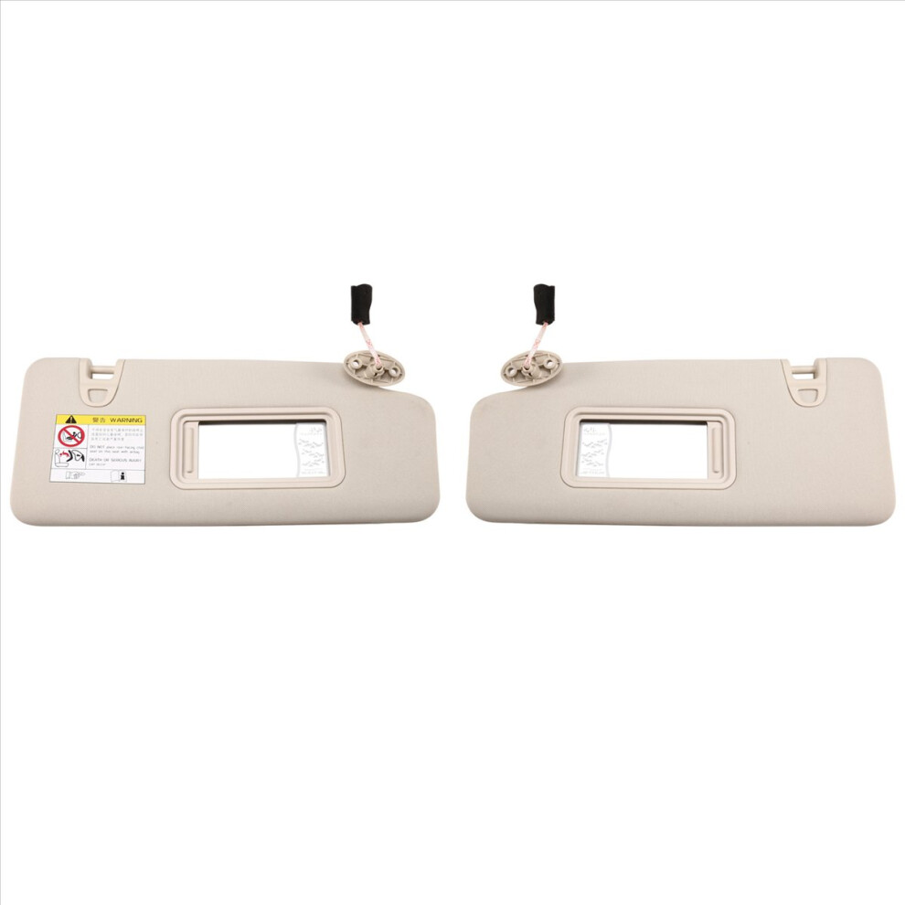 1Pair Car Sun Visor Inside Sunshade For Jetour X90 Gray 4852935645698