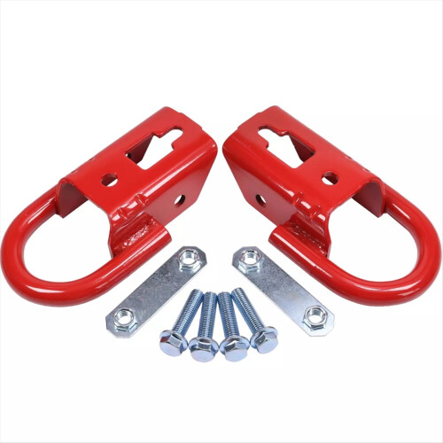 2PCS Front Towing Hook Red New for 2015-2019 FL3Z17N808A 1