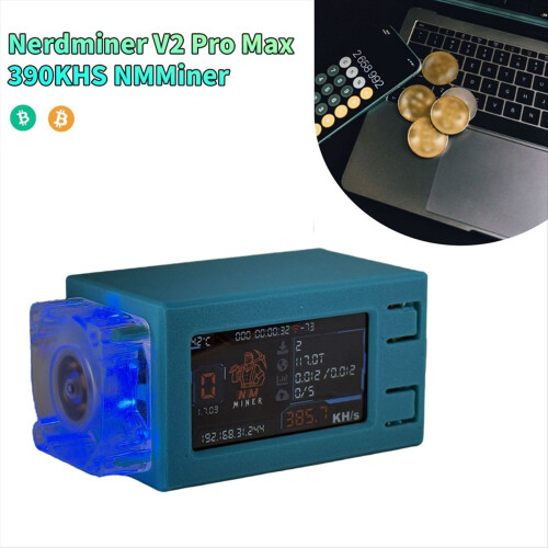 Nerdminer V2 Pro Max 390KH/S Solo-Lotterie-Miner 1