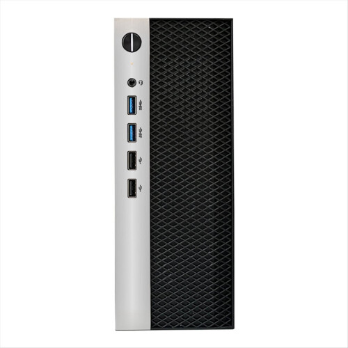 Mini ITX computerbehuizing HTPC-behuizing met 4XUSB-ondersteuning 1U PSU