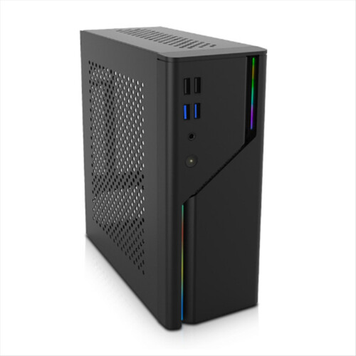 A09R Mini-Computer Desktop Leeres Chassis 5V ARGB Panel 4USB 2