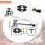 Drum Stand Leg Set Drum Rack Legs Holder Mount Stand Spare Part 3