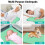 2 peças 34x52 polegadas almofada de posicionamento para cama para pacientes/idosos em movimento 6
