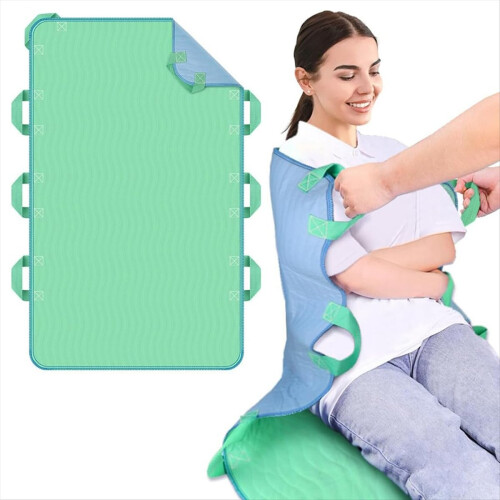 2 peças 34x52 polegadas almofada de posicionamento para cama para pacientes/idosos em movimento 2