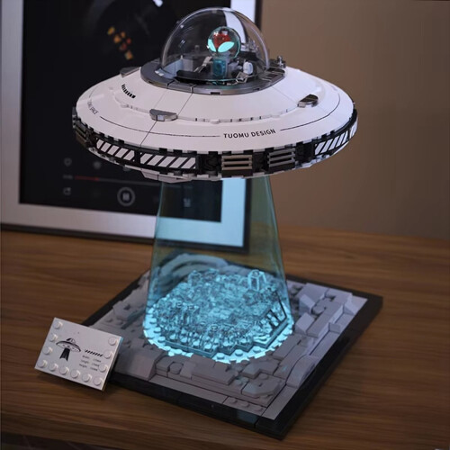 UFO Building Block Πλοίο Διαστημόπλοιο Συναρμολόγηση Στολίδι Παζλ Κτίριο 1
