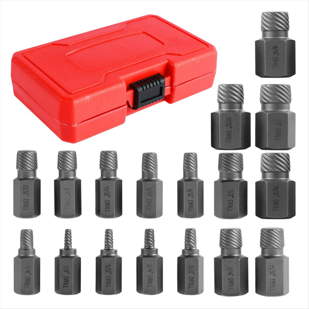 Effective Hex Screw Extractor Set 25 Piece Bolt Remover Kit 4852935655550