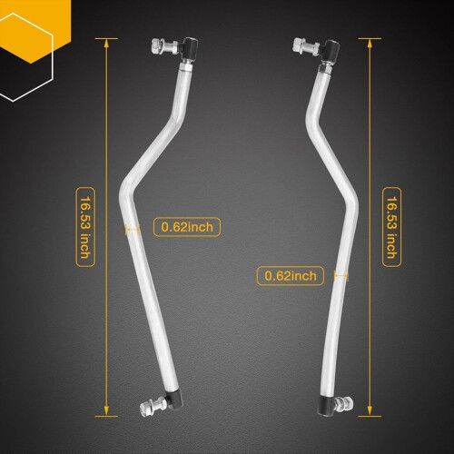 Adjustable LH/RH Steering Drag Link Set Fit 436884 ,for 2