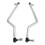 Adjustable LH/RH Steering Drag Link Set Fit 436884 ,for 1