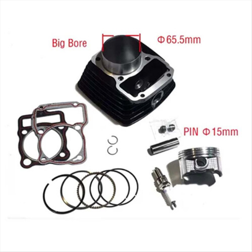 Kit de pistón de cilindro de 65,5 mm para Italika FT125 1