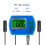 Online PH/EC-monitormeter Acidometer 2 in 1 PH EC-meter EU-stekker 2