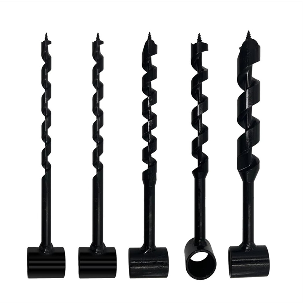 Portable Hand Wood Punch Manual Auger Drill Carbon Steel Survival Bit 4852935660776
