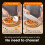 4 PCS Pizza Peel Set, Metal Spatula with Foldable Wood Handle, 5