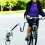 Coleira para bicicleta de cachorro resistente com fixação mãos livres 2