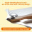 4 PCS Pizza Peel Set, Metal Spatula with Foldable Wood Handle, 4