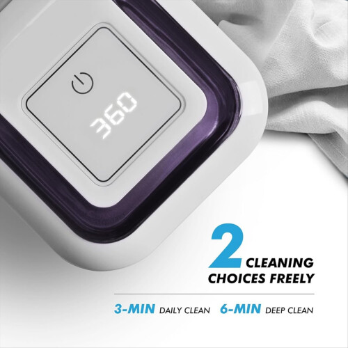 Ultrasonic Retainer Cleaner Machine with 2 Digital Timer, EU Plug 2