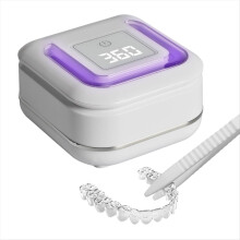 Ultrasonic Retainer Cleaner Machine with 2 Digital Timer, EU Plug