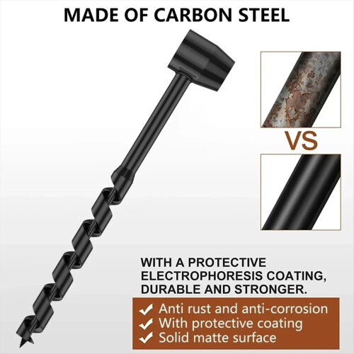 Outdoor Auger Drill Bits Camping BushcraftManual Hole Maker 2